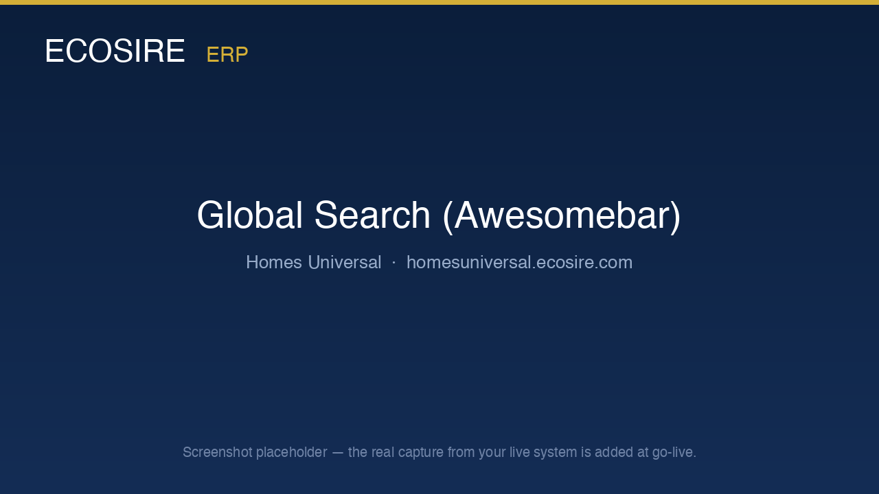 Awesomebar global search